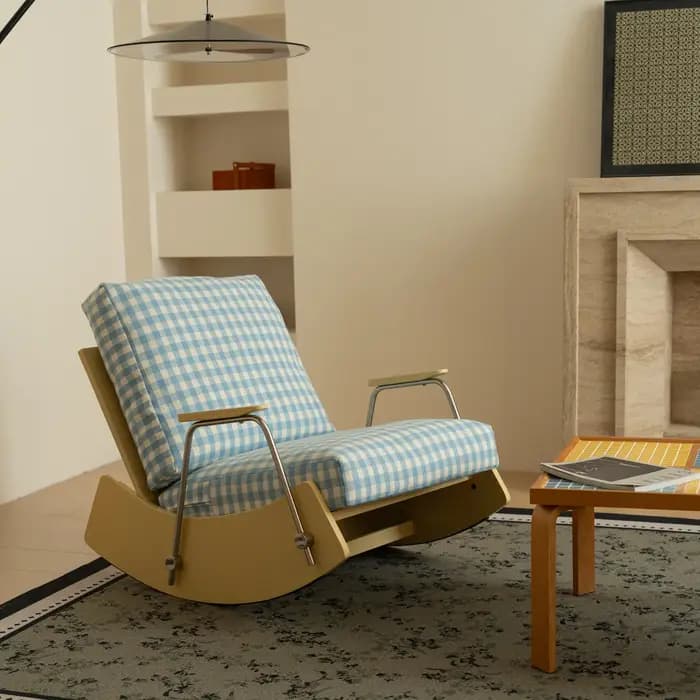 Fauteuils de salon de lecture occasionnels, chaises à bascule de luxe pour le sol, fauteuils inclina