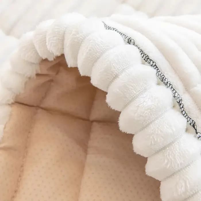 Coussin de canapé en velours côtelé chaud et doux