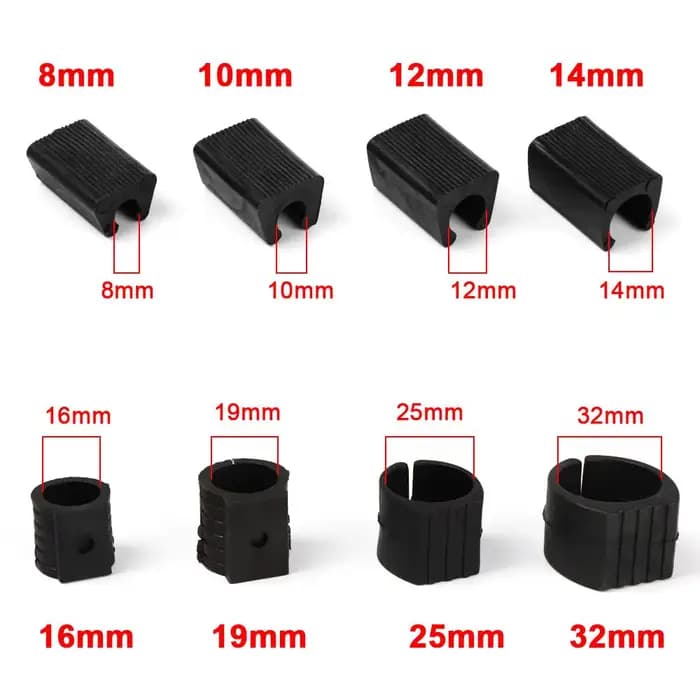 Coussinet de pied de chaise Durable en forme de U, 10 pièces, bouchons de Tube antidérapants utiles,