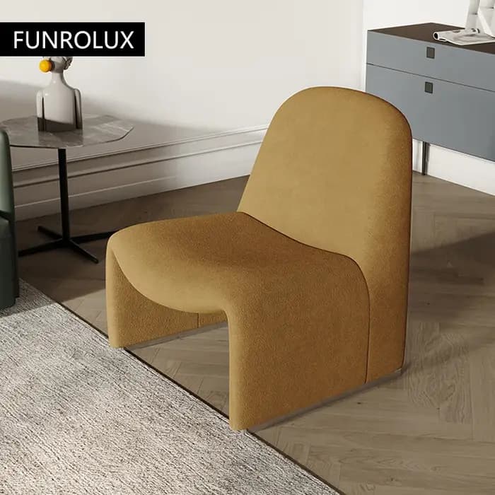 Chaise de loisirs simple pour salon, petit canapé, hôtel, club, chaise d'étude