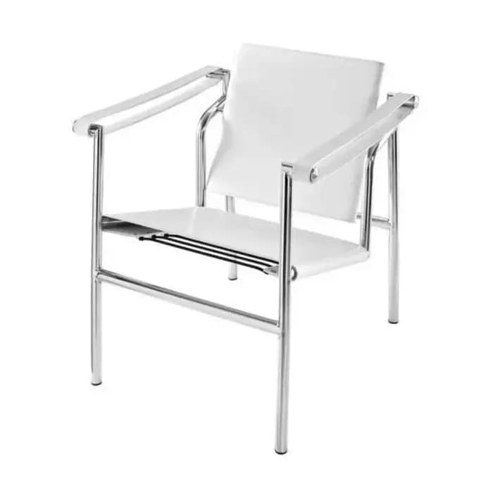 Italien Super Simple chaise décontractée salon lumière luxe en acier inoxydable café négociation sal