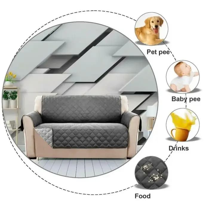 Housse de canapé en dacron doux pour chien