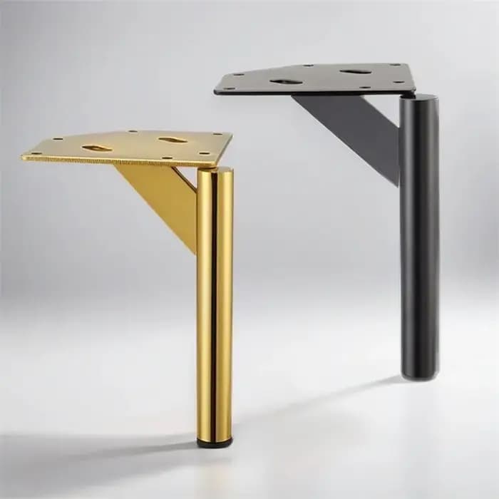 Pieds Métalliques pour Table Basse, Canapé, Lit, Chaise, Armoire, Armoires, Commode, Accessoires de