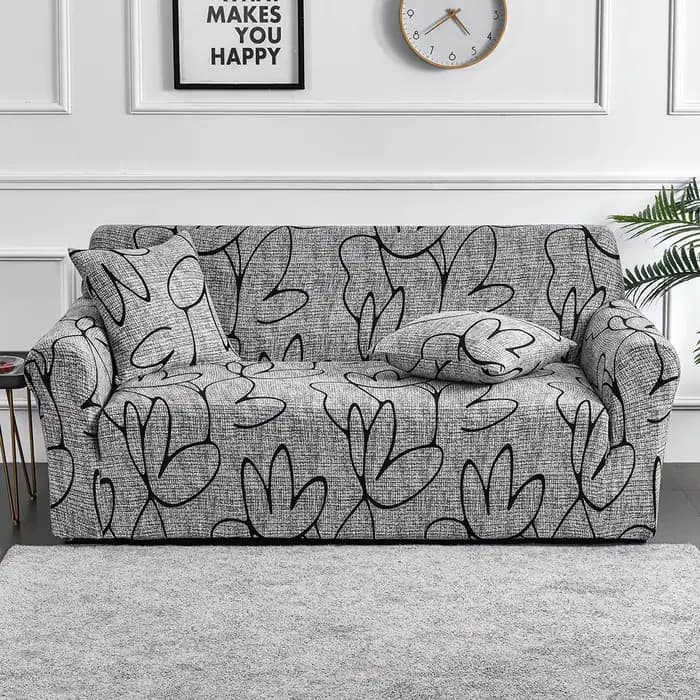 Housse de canapé élastique imprimée de fleurs, 1 pièce, housse de canapé en Spandex antisuissure, pr