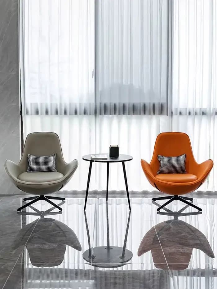 Chaise de canapé nordique à dossier unique pour salon, fauteuil paresseux de luxe, fauteuil de loisi