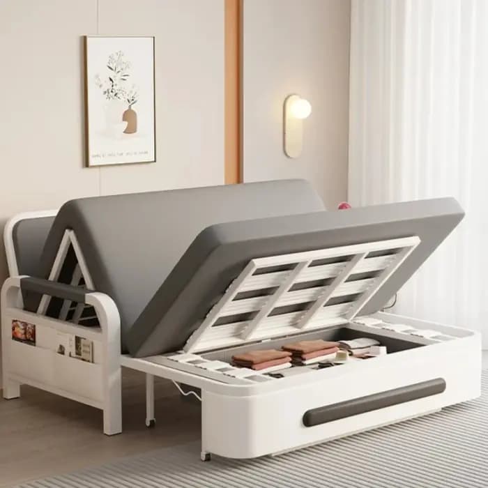 Canapé sectionnel convertible de luxe avec rangement pour bureau