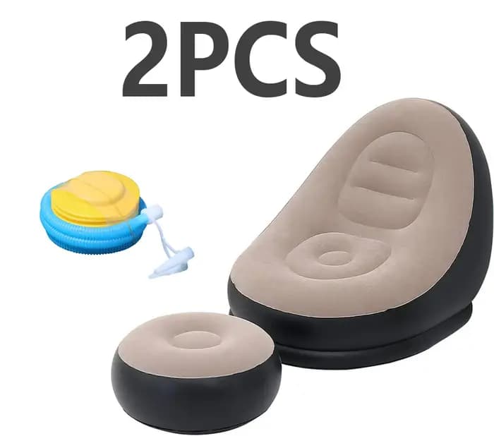 Canapé paresseux chaise gonflable inclinable pliante