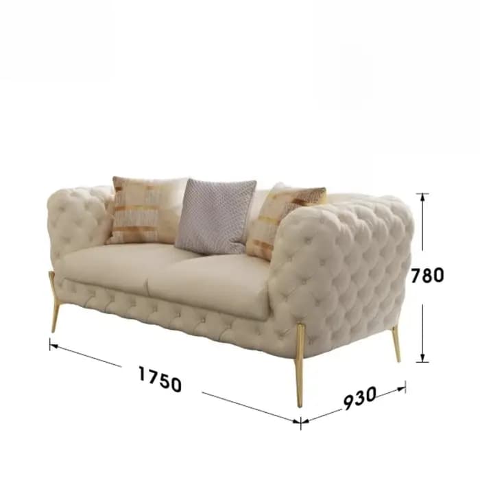Canapé coussin en cuir adultes Europe Double appartement grand