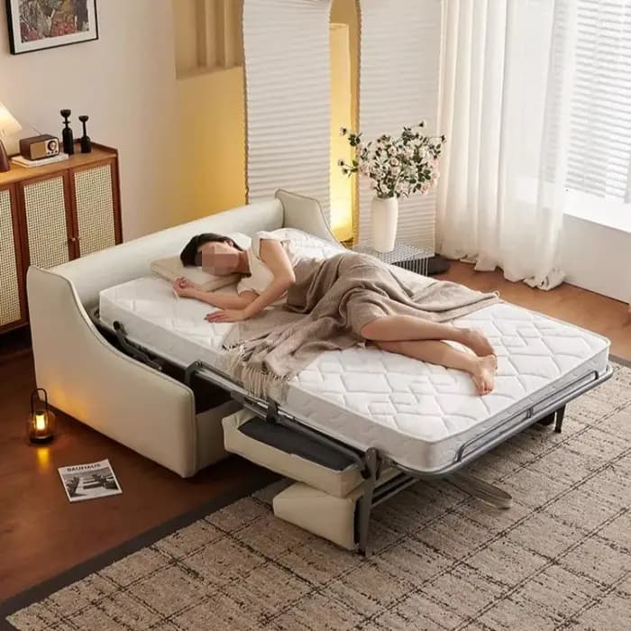 Canapé-lit pliant multifonctionnel confortable pour salon, canapé italien pour adultes, mobilier de