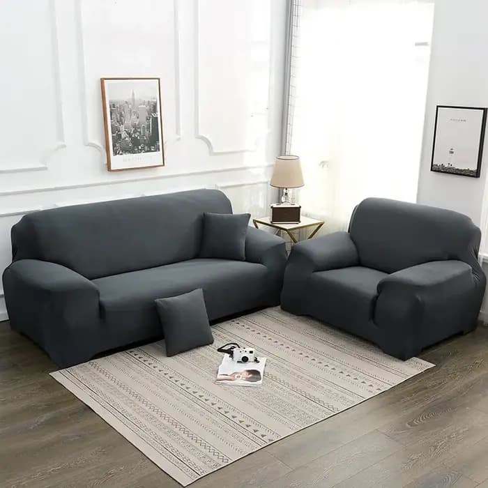 1/2/3/4 Places Housse de Canapé Extensible , Protège-Canapé pour Salon, Couverture Ajustable en Coul