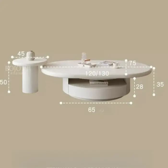Table basse moderne de chevet