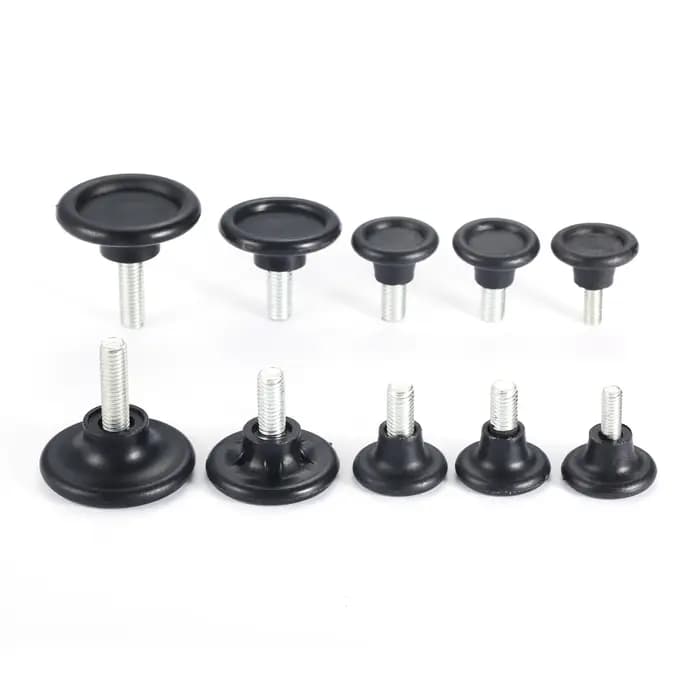 Pied Abati eur Foetal M6 M8 à Vis, Diamètre Réglable, Table de Maison, Bureau, Ajusteur de Jambe, 10