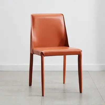 Fauteuil en cuir de dégager minimaliste italien