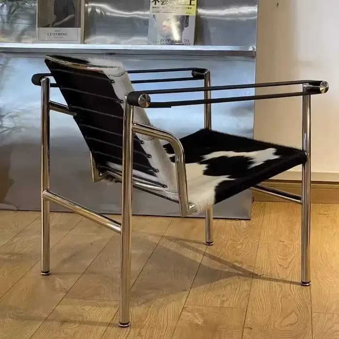 Le Corbusier Style italien canapé simple chaise design Vintage