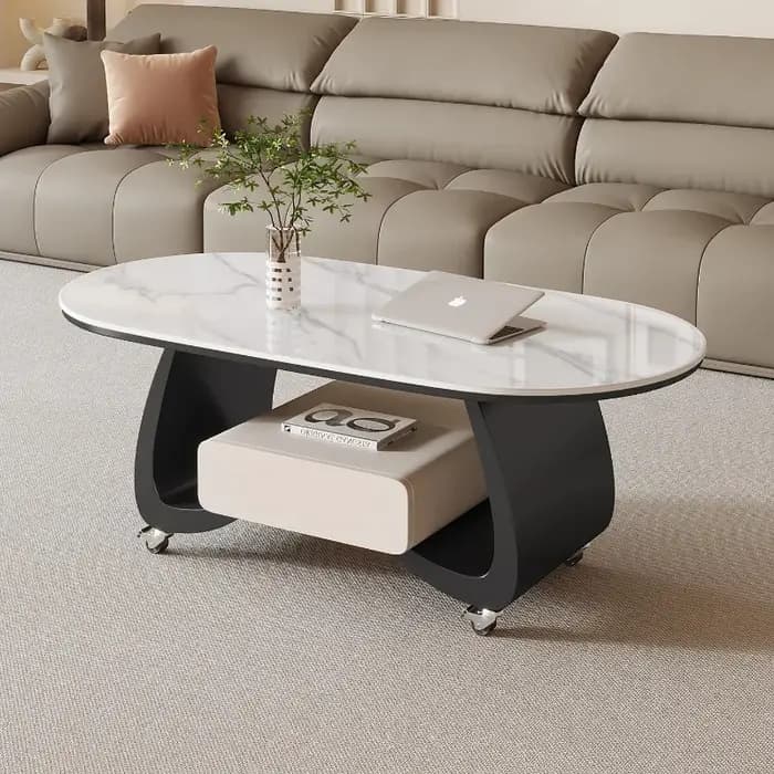 Table basse design claire
