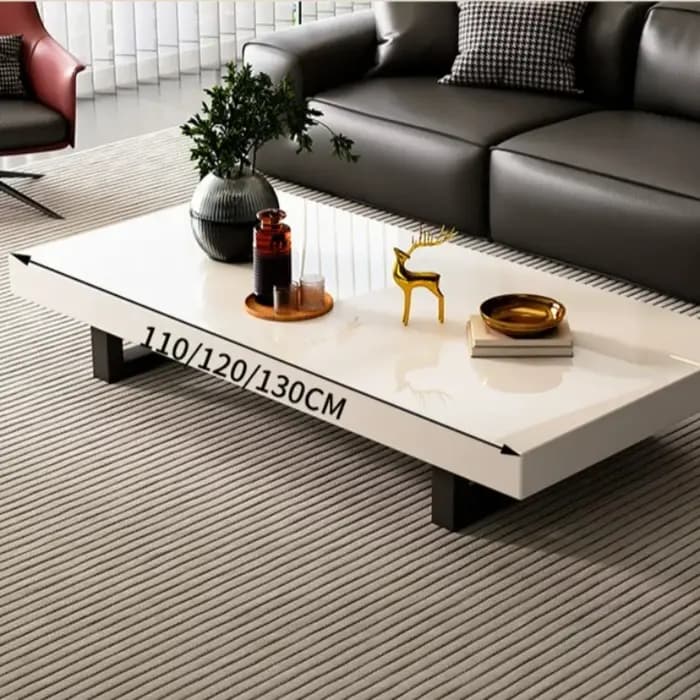 Table basse moderne en marbre