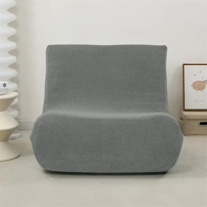 Housse de canapé sans accoudoirs extensible en Jacquard
