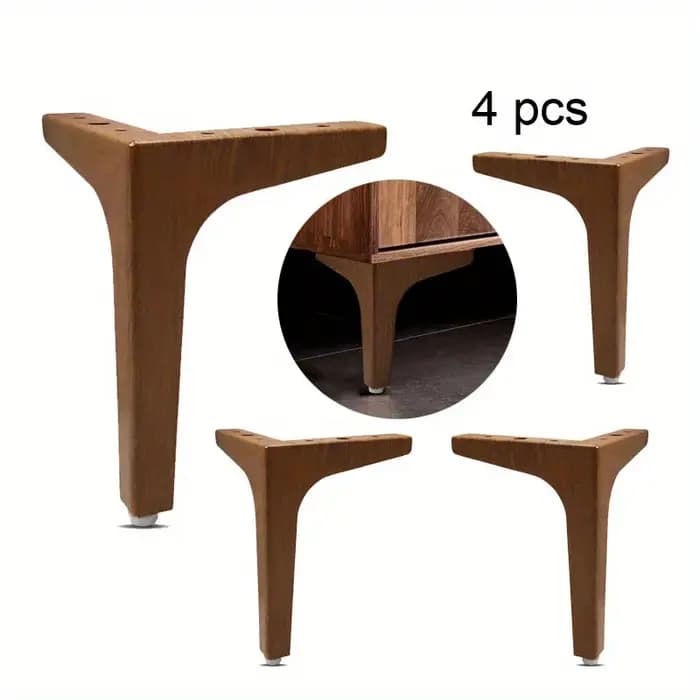4 pièces placard Table armoire armoire jambes meubles en métal jambes bricolage remplacement canapé
