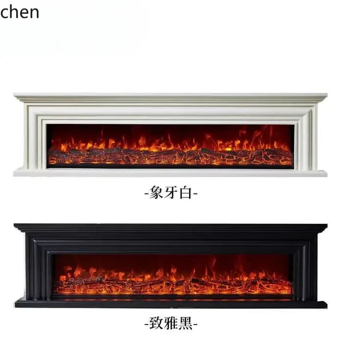 Meuble TV pour cheminée, noyau de cheminée électronique simulé, meuble décoratif américain pour la m