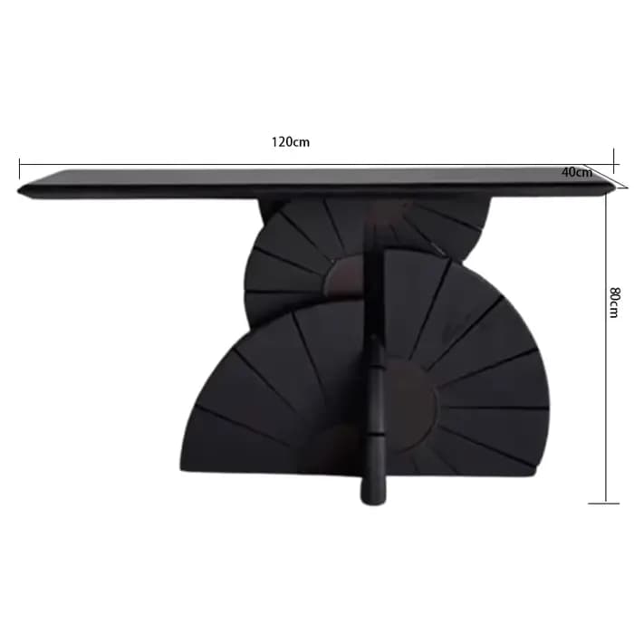 Table Console Design rectangulaire rétro minimaliste moderne