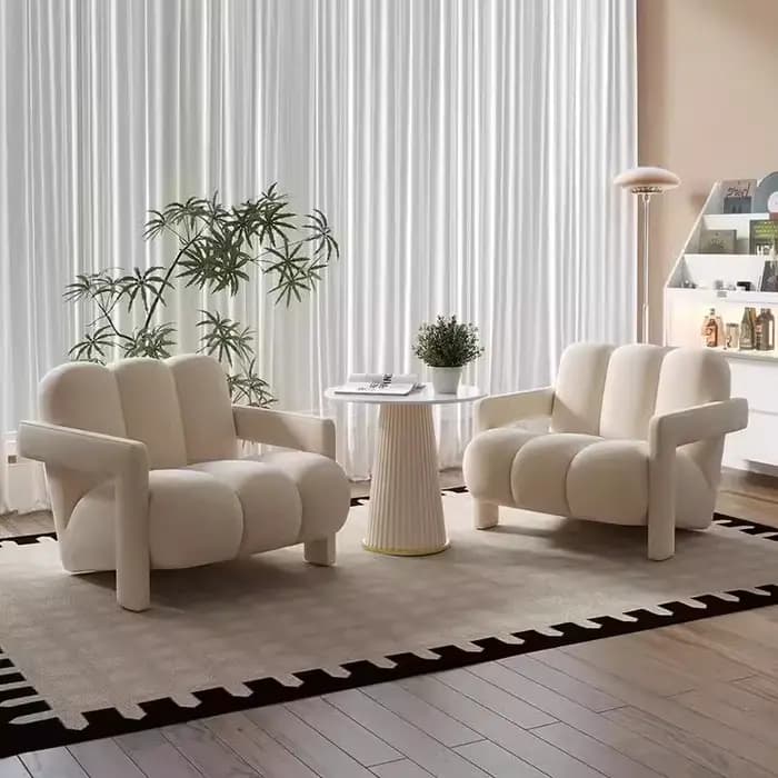 Canapé de salon, hôtel familial