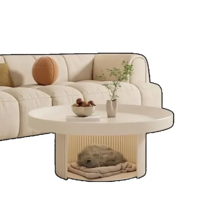 Table basse multifonction transparente