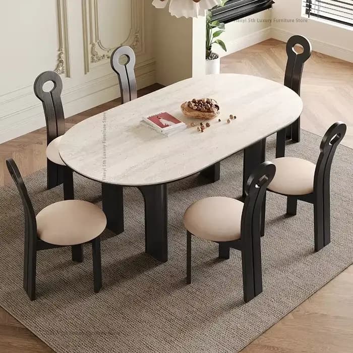 Tables à manger nordiques en bois, tables à manger modernes en marbre pour salon, cuisine, design italien, meubles de maison, Tavolo Pranzo LLDT