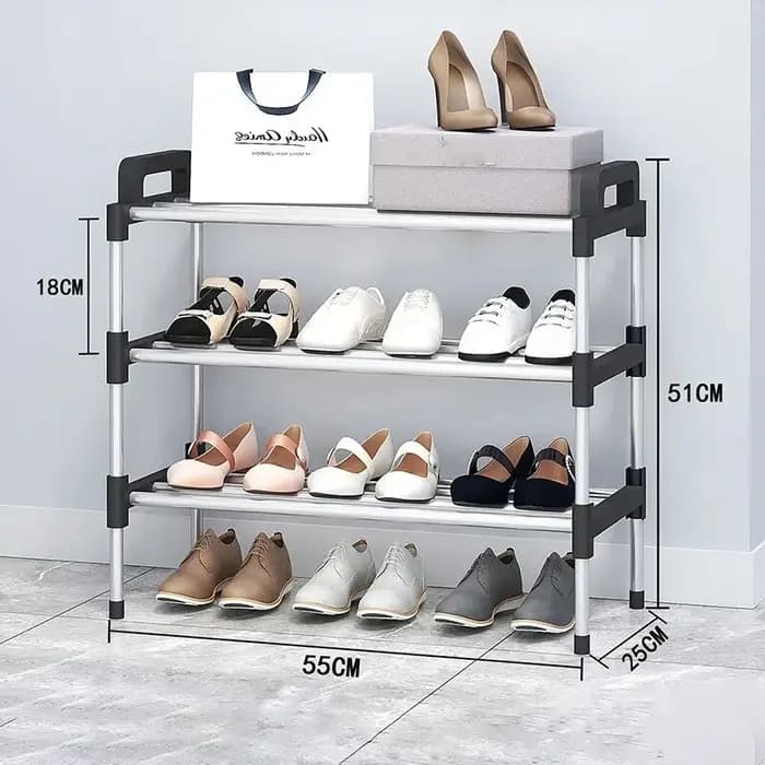 Étagère à chaussures Simple à 3 à 7 étages, multicouche, anti-poussière, porte de maison, armoire à
