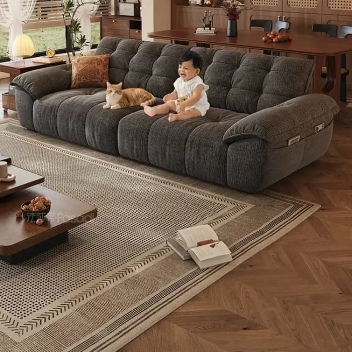 Canapé-lit modulable avec accoudoirs de lecture, idéal pour hôtels et salons, canapé-lit surdimensionné, confortable et douillet, fauteuils de salon, mobilier de salon.