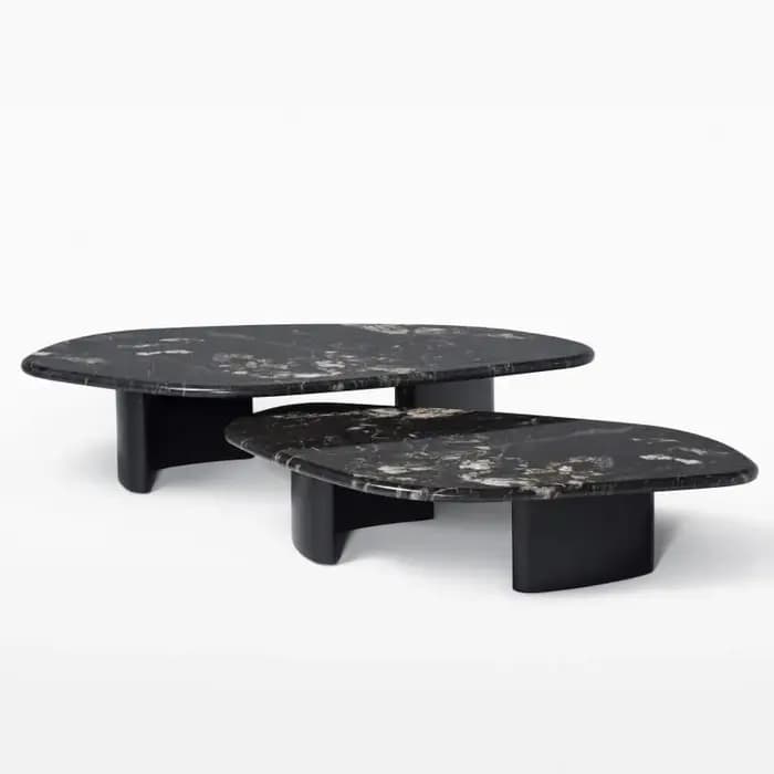 Table basse de meubles les plus vendus, table basse moderne et fantaisie avec dessus en marbre