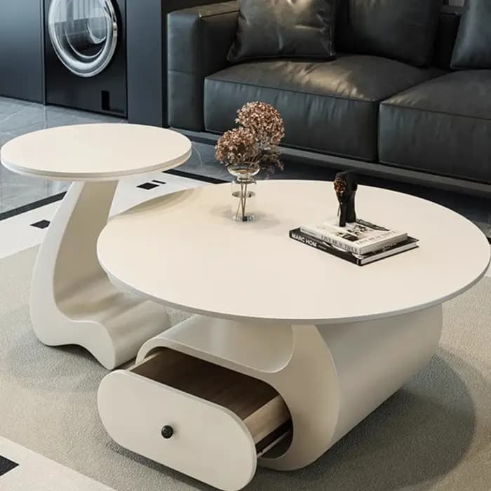 Tables basses rondes uniques pour ordinateur portable