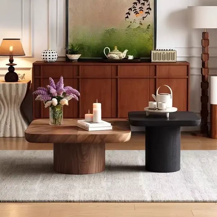 Table basse en bois esthétique et simple