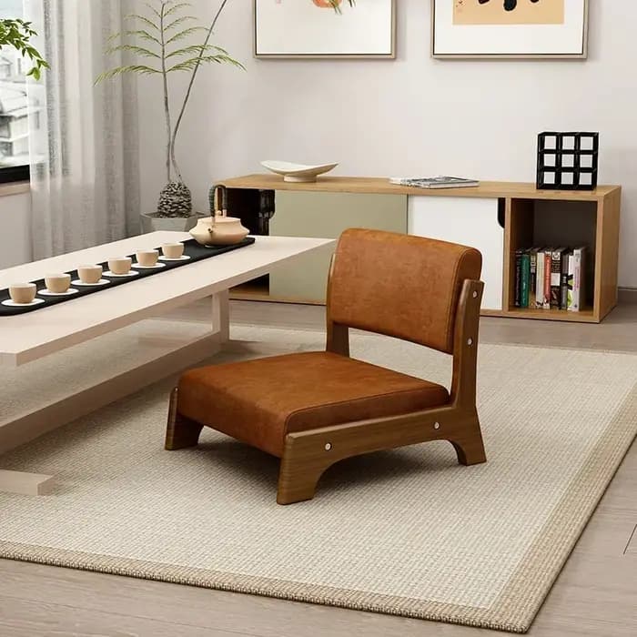 Chaise de canapé paresseux hypothécaire ami moderne, meubles de salon japonais, siège de sol arrière