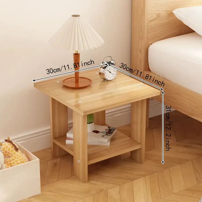 Table de chevet Double couche en bois