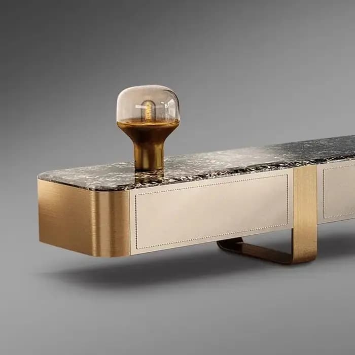 Meuble TV de Luxe, Meuble de Rangement pour Couloir et Salon