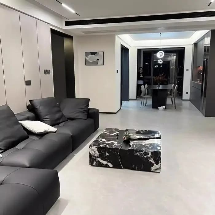 Table basse de luxe moderne livres chambre design Simple