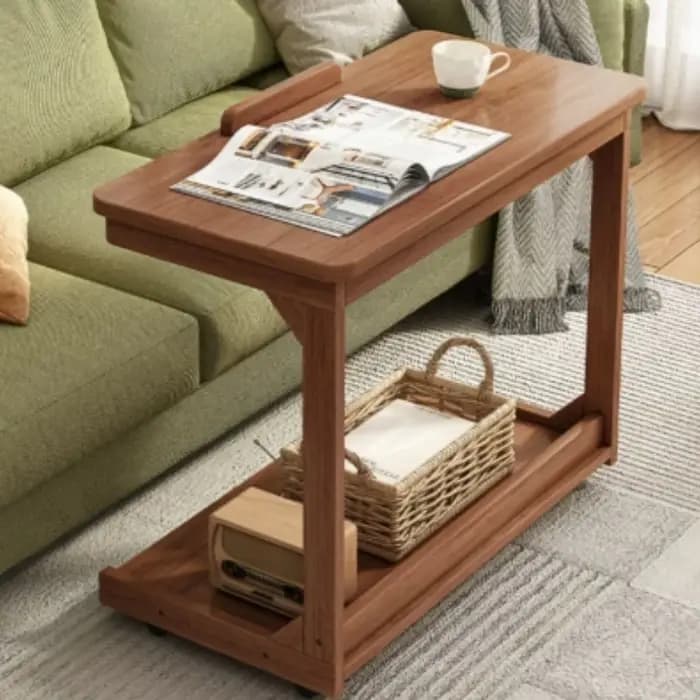 Table d'appoint rotative de style scandinave