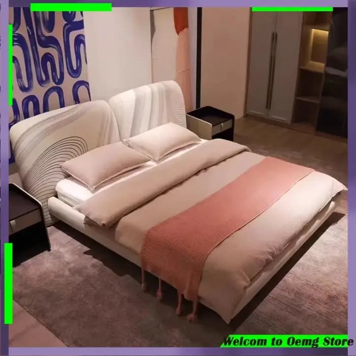 King enfants lit japonais luxe têtes de lit cadre commodes dormir Muebles Para El Hogar chambre meub