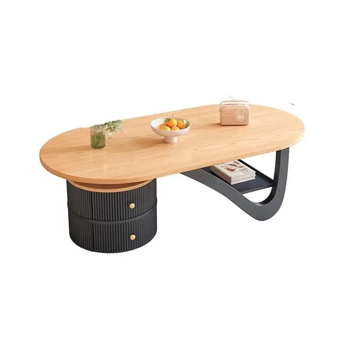 Table basse de luxe nordique en bois