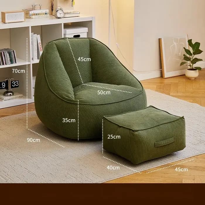 Fauteuil Poire Individuel Sans Cadre pour Salon