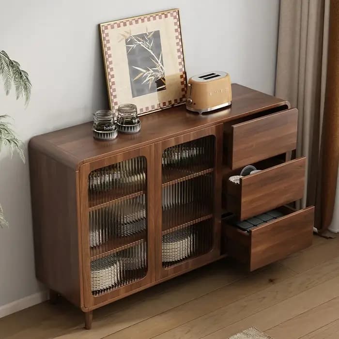 Meuble de présentation de luxe pour salon