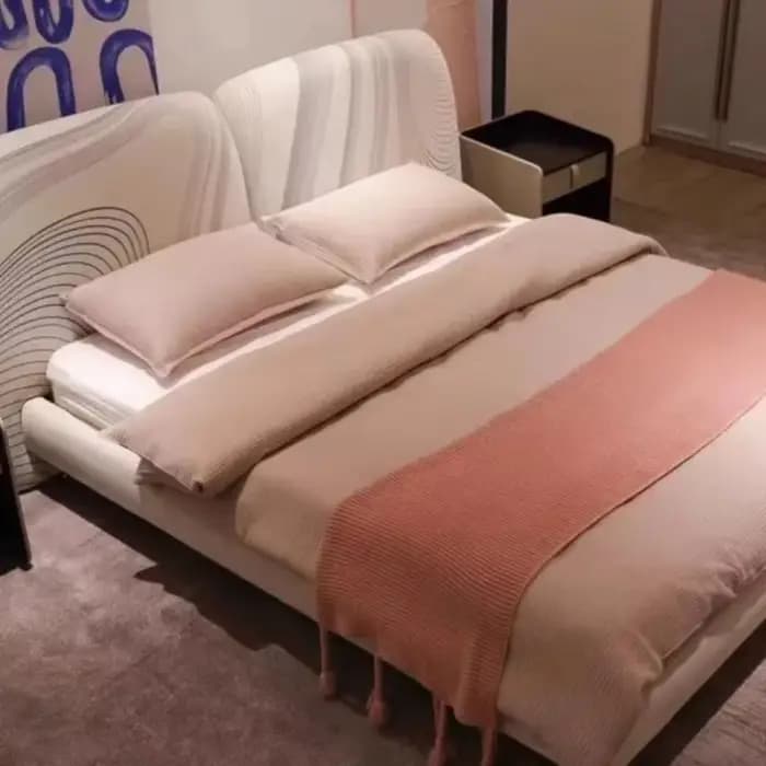 King enfants lit japonais luxe têtes de lit cadre commodes dormir Muebles Para El Hogar chambre meubles accessoires