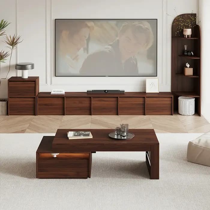 Wabi Sabi meuble Tv rétro avec tiroirs universel chambre