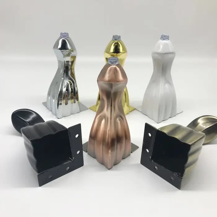4 pièces pieds de Table de meubles en métal accessoires de nivellement d'hôtel fer