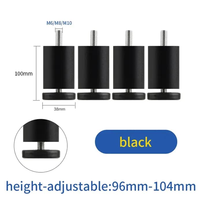 Pieds de réglage de la hauteur des meubles
