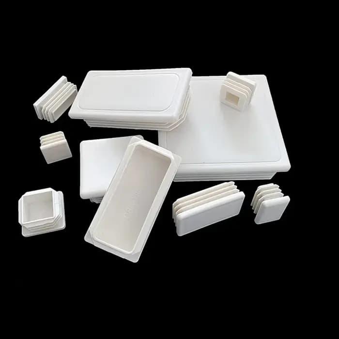 4/8/10 pièces 13x13 ~ 200x200mm blanc carré en plastique obturateur embout chaise Table pieds capuch