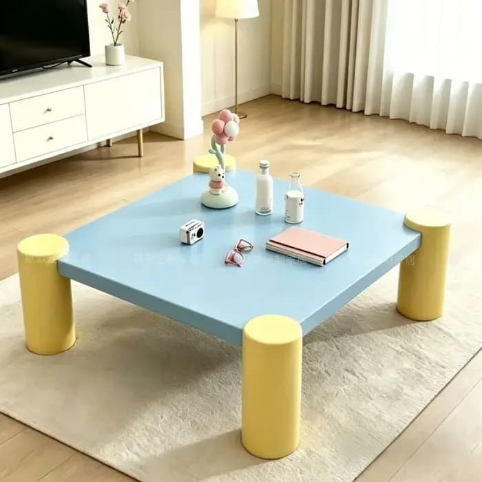 Table basse de service de luxe moderne en bois
