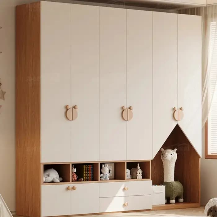 Armoire bibliothèque élégante de style français