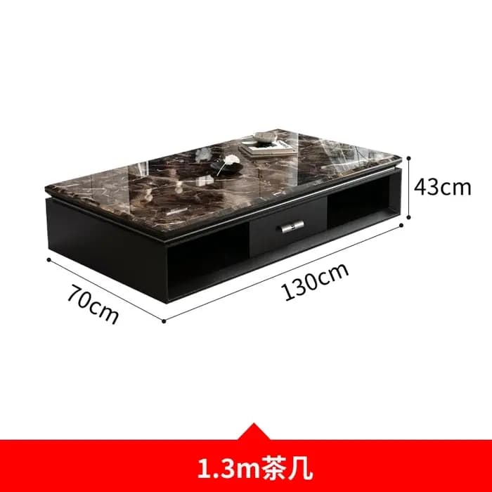 Table basse De luxe au sol minimaliste Glam clair