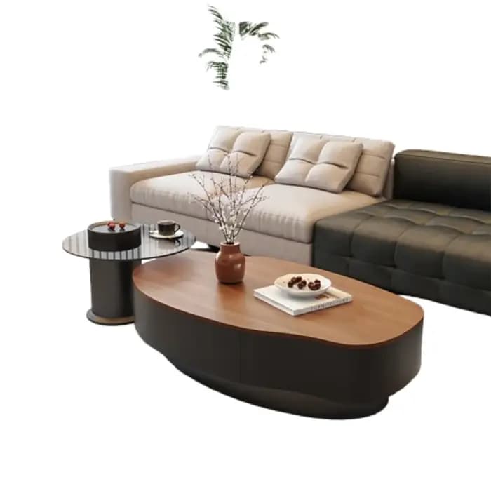 Ornements Design Table basse bois Magazine luxe moderne